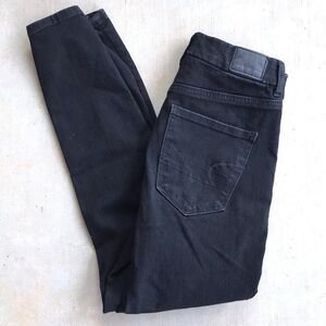 American Eagle Curvy Hi-Rise Jegging Crop Black